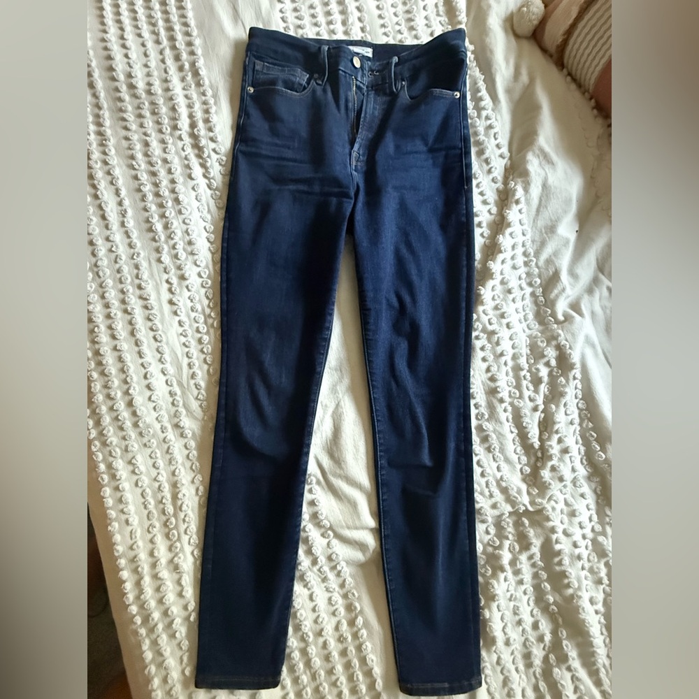 Good American High Rise Blue Denim Jeans